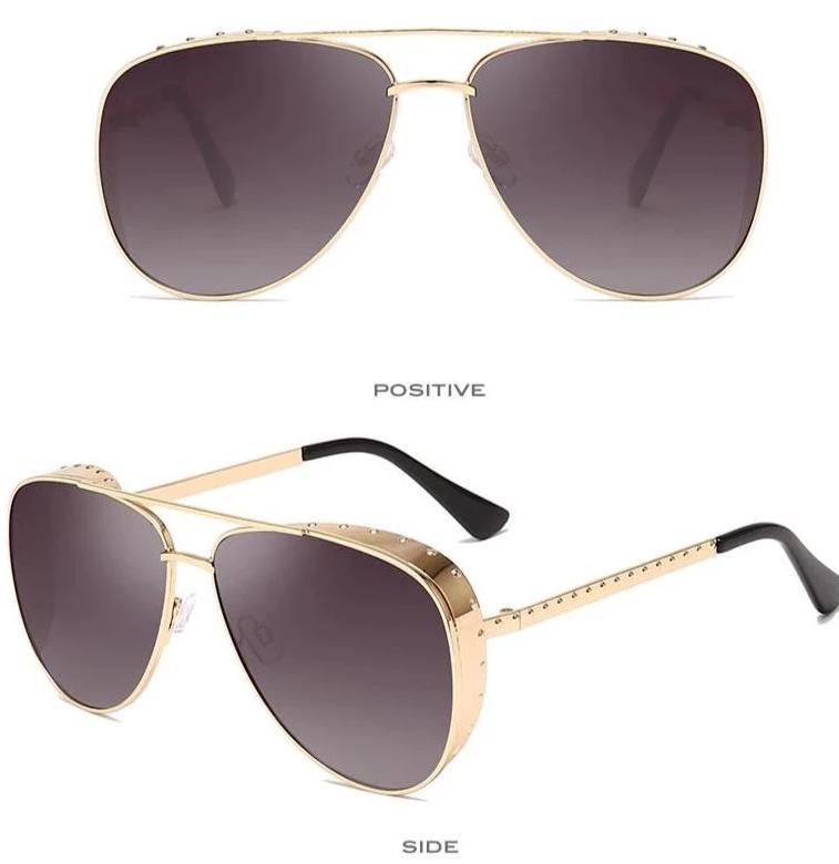 New Stylish Metal Vintage Aviator Sunglasses For Men And Women-FunkyTradition
