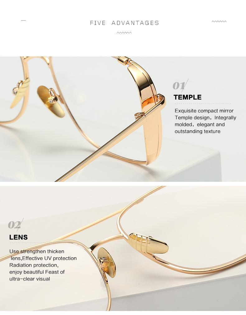 Stylish Metal Square Frame For Men And Women - FunkyTradition