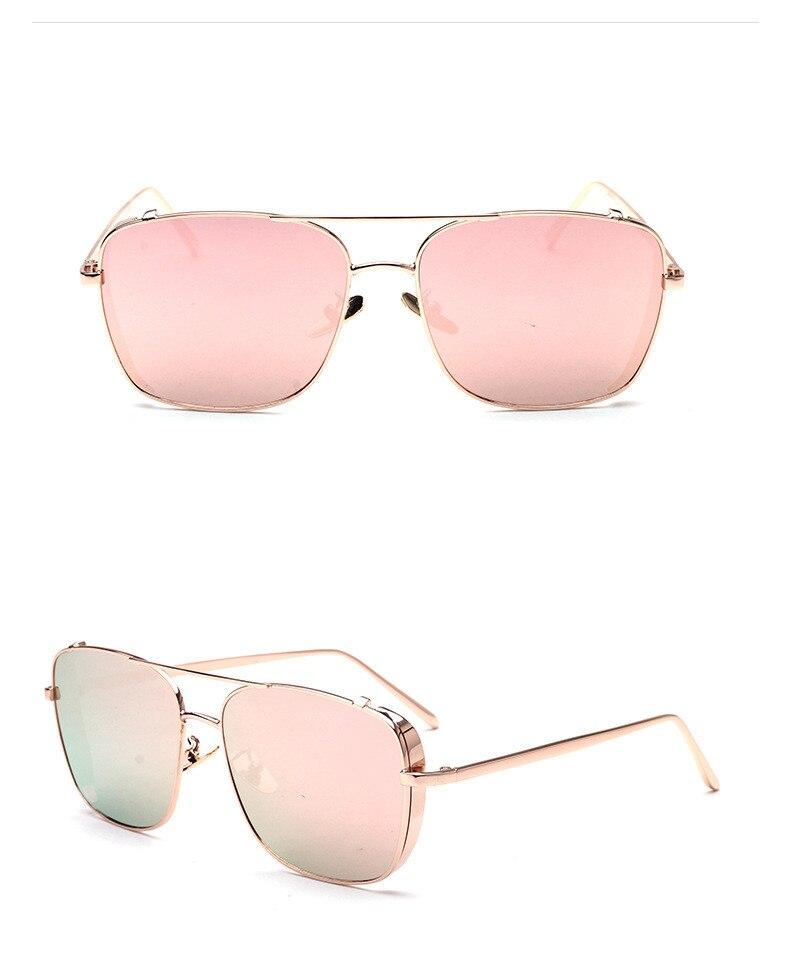 Stylish Celebrity Square Metal Sunglasses For Men And Women -FunkyTradition