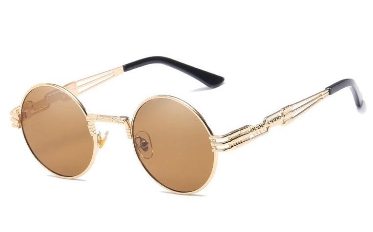 Steampunk Vintage Retro Round Sunglasses For Men And Women -FunkyTradition