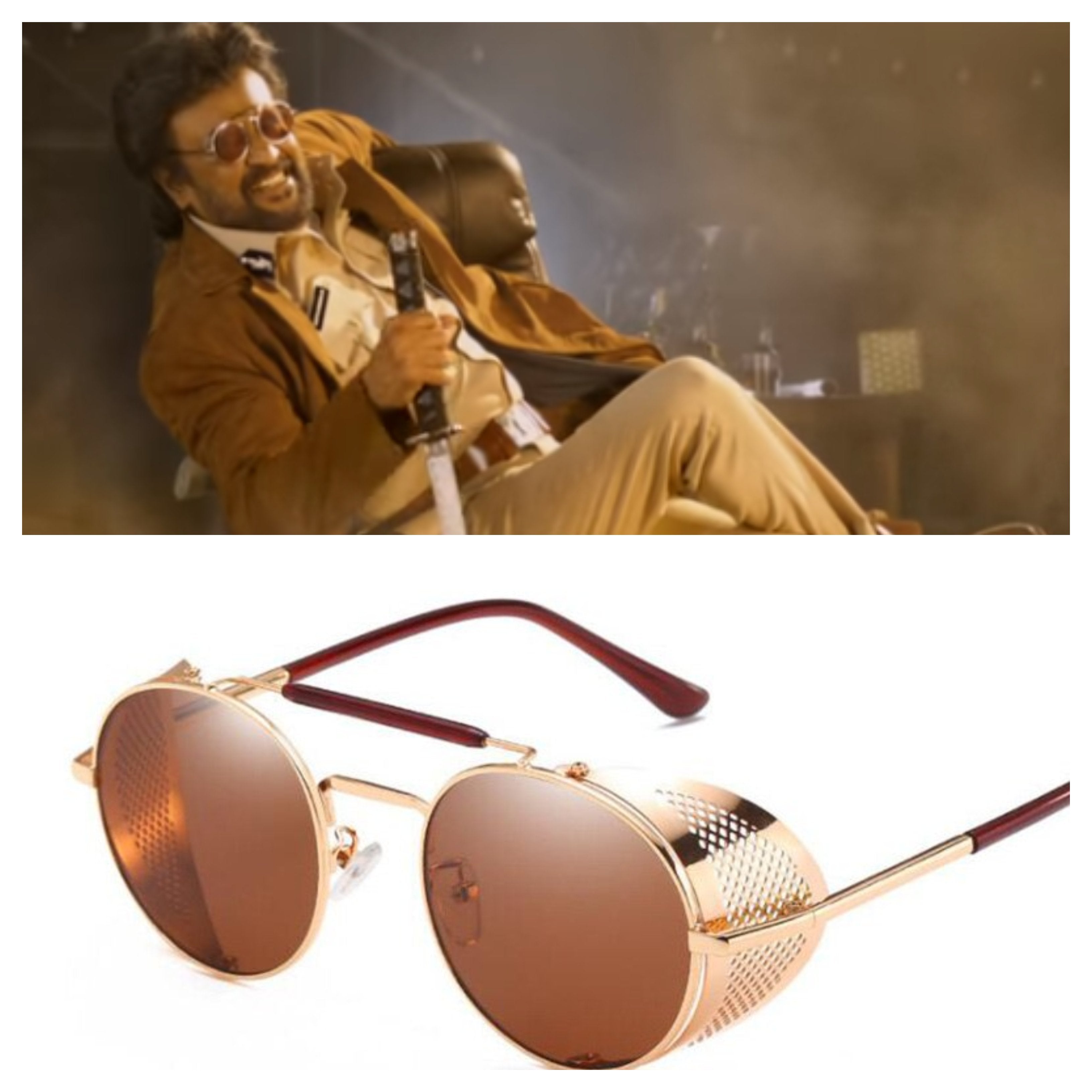 Rajnikanth Darbar Movie Sunglasses  For Men and Women-FunkyTradition