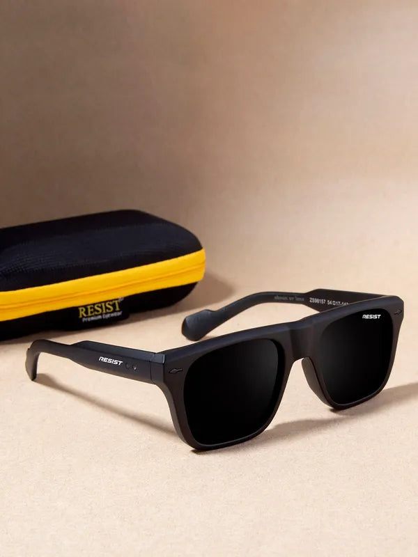 Black UV Protected Wayfarer Sunglasses For Men & Women- FunkyTradition