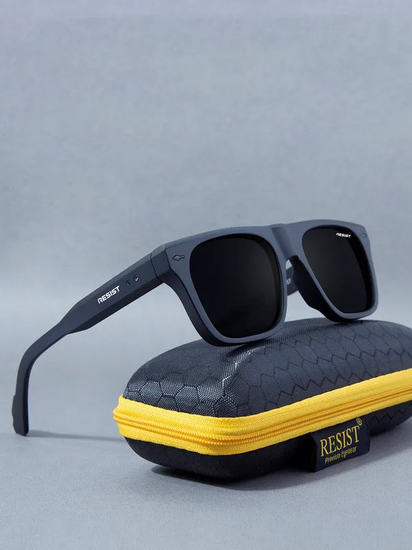 Black UV Protected Wayfarer Sunglasses For Men & Women- FunkyTradition