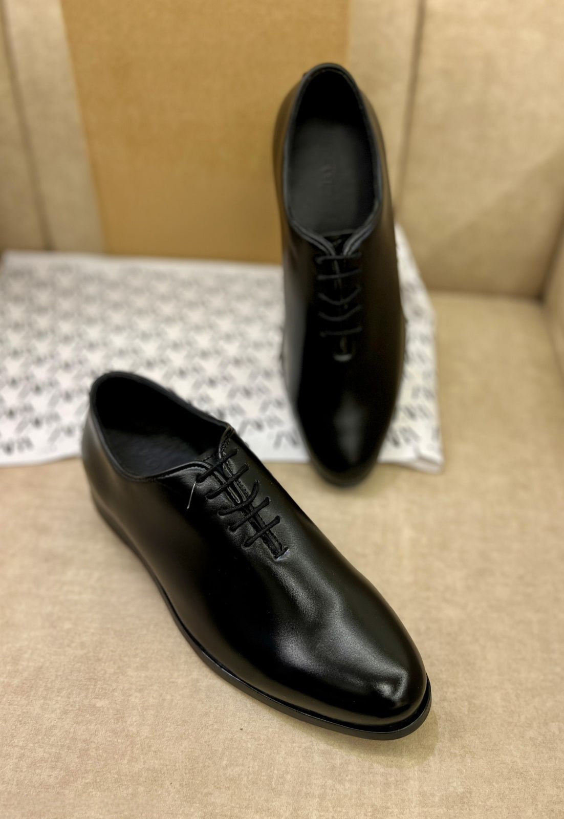 Black Formal Lace-Up Shoe for Men, Suede Finish, Ideal for Office and Weddings, Best Men's Black Shoes India