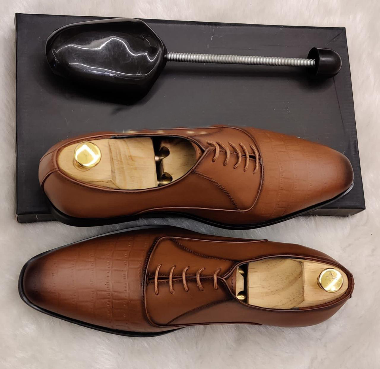 Brown Mens Party Wear Premium Quality Formal Shoes - FunkyTradition