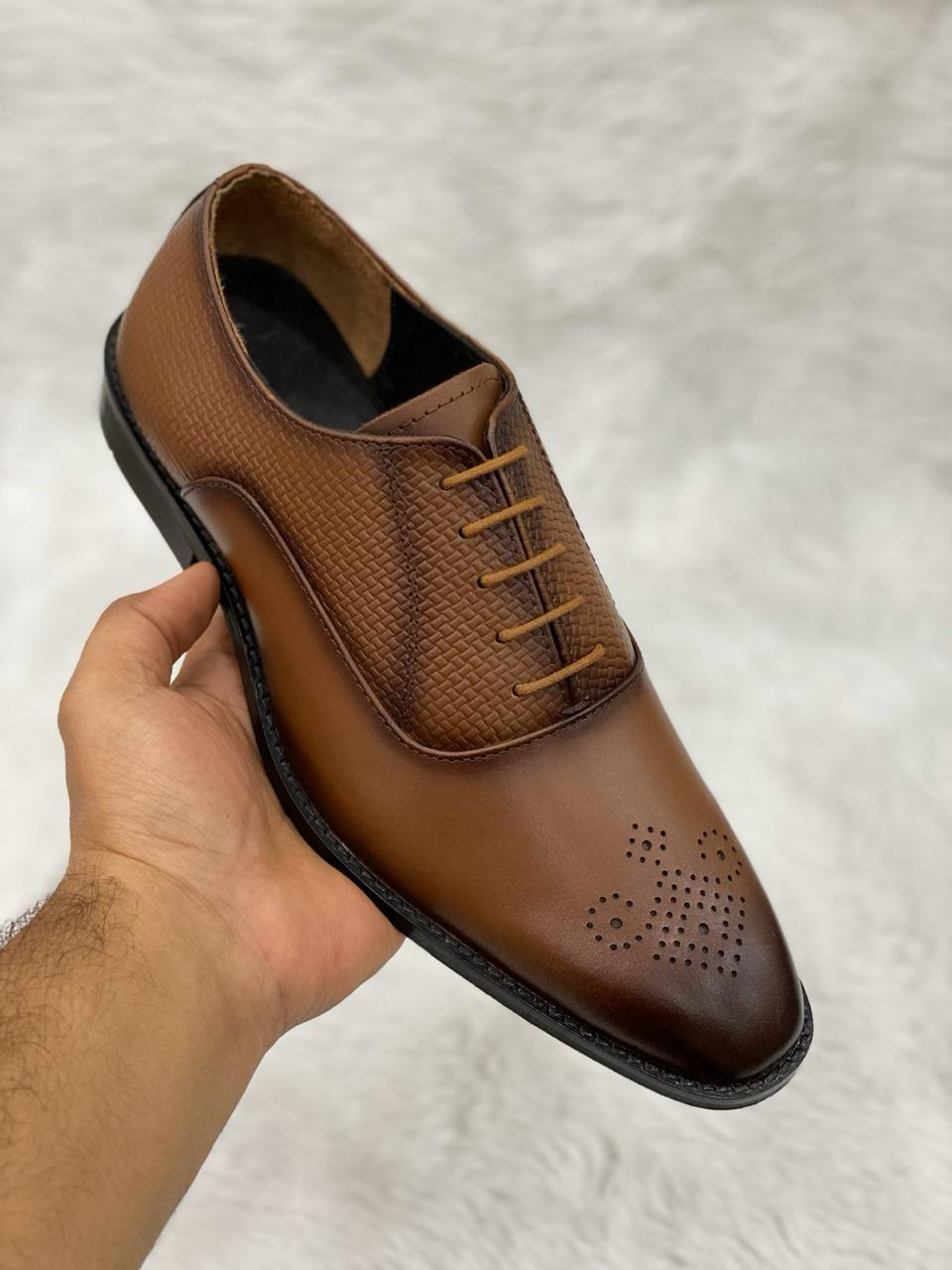 Brown Mens Party and Wedding Wear Premium Quality Formal Shoes - FunkyTradition