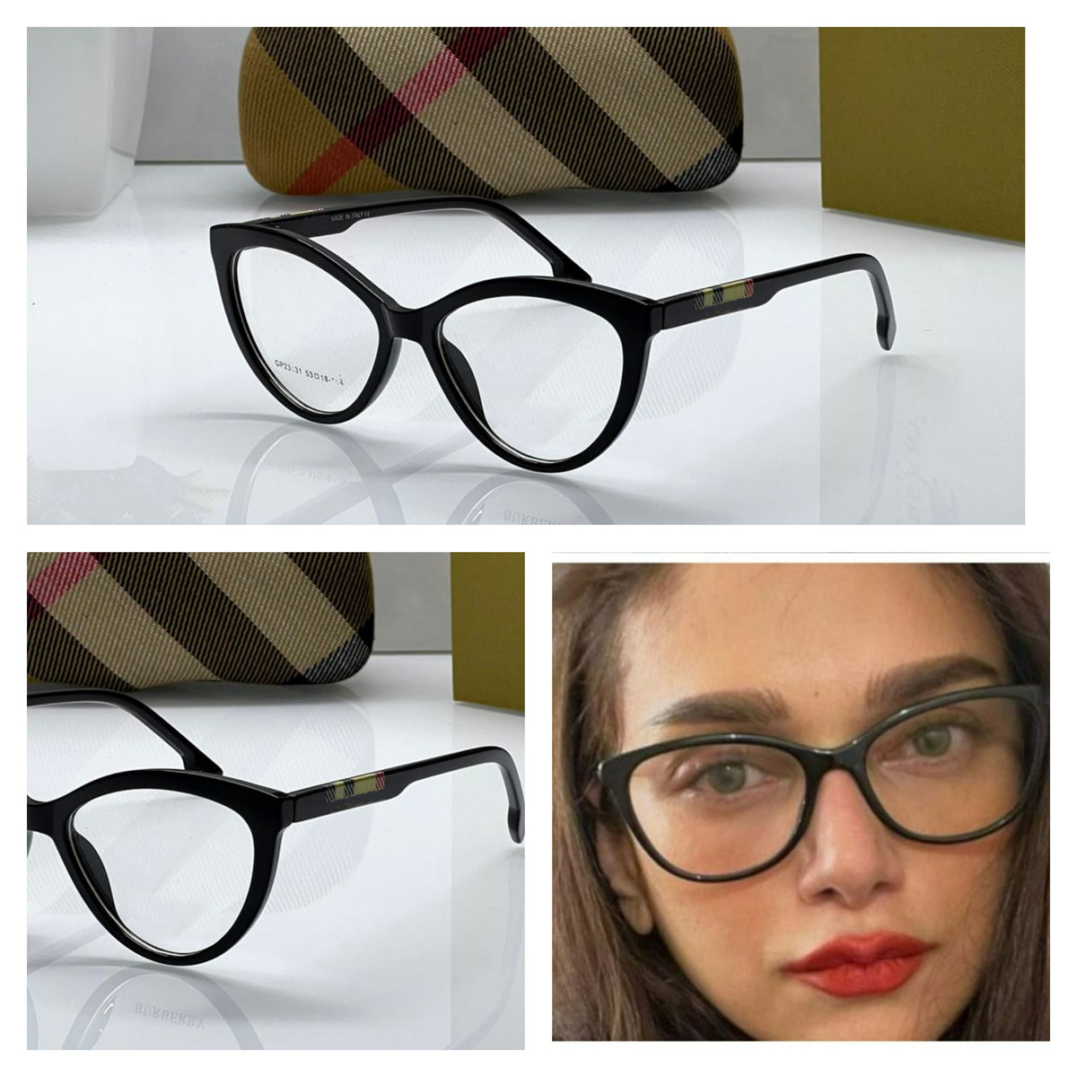 Cat-Eye Black Frame Glasses – Shraddha Kapoor Look
