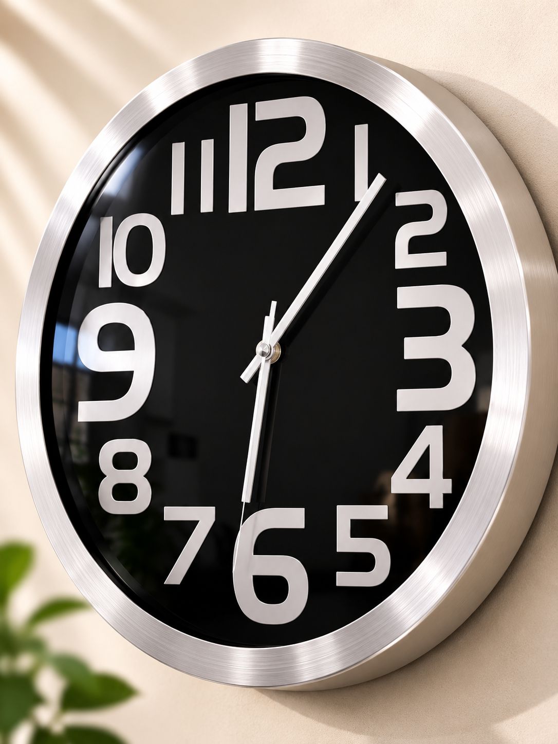 Premium 3-6-9-12 Vastu Wall Clock – 12 Inch Metal Wall Clock