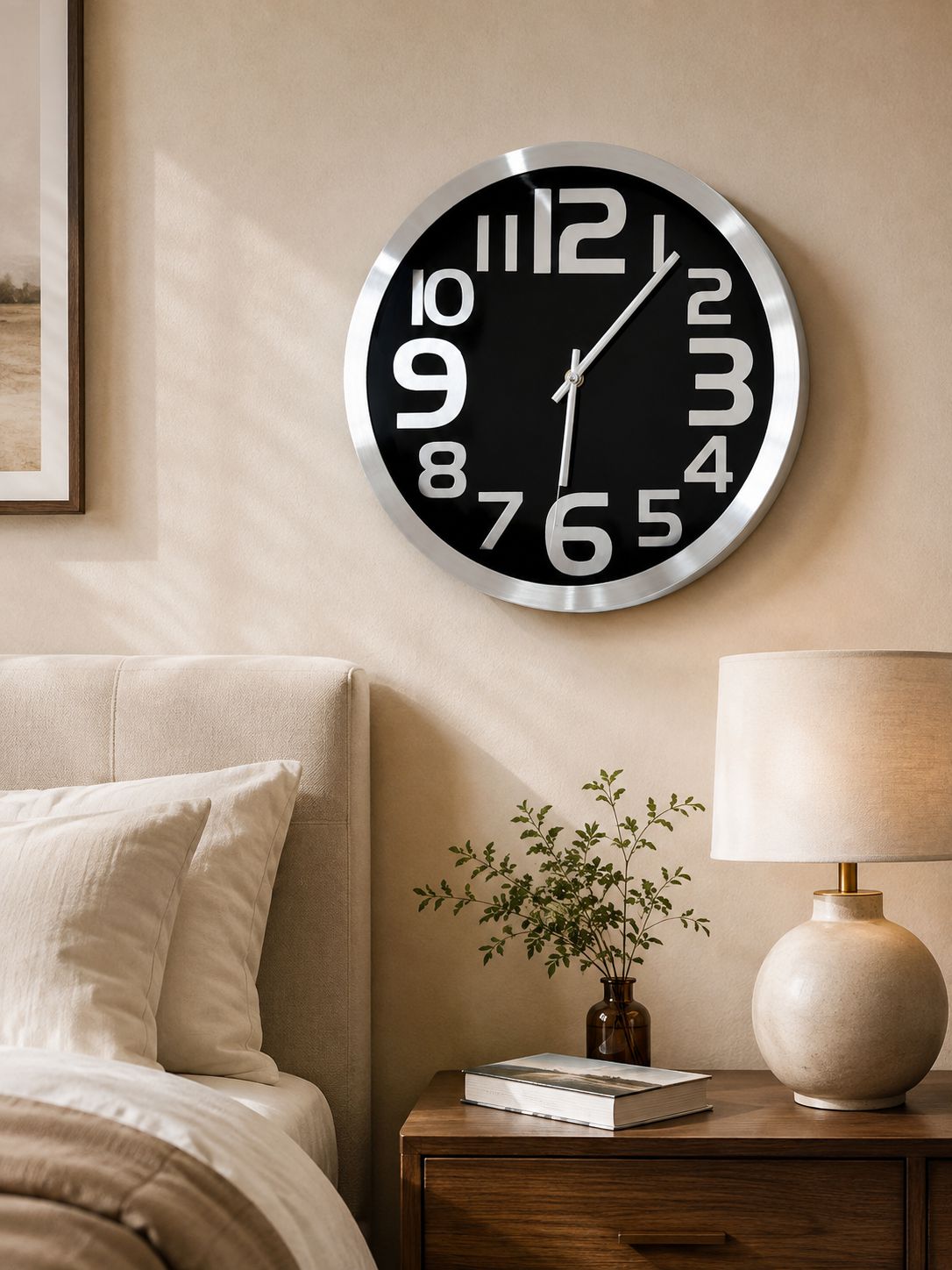Premium 3-6-9-12 Vastu Wall Clock – 12 Inch Metal Wall Clock