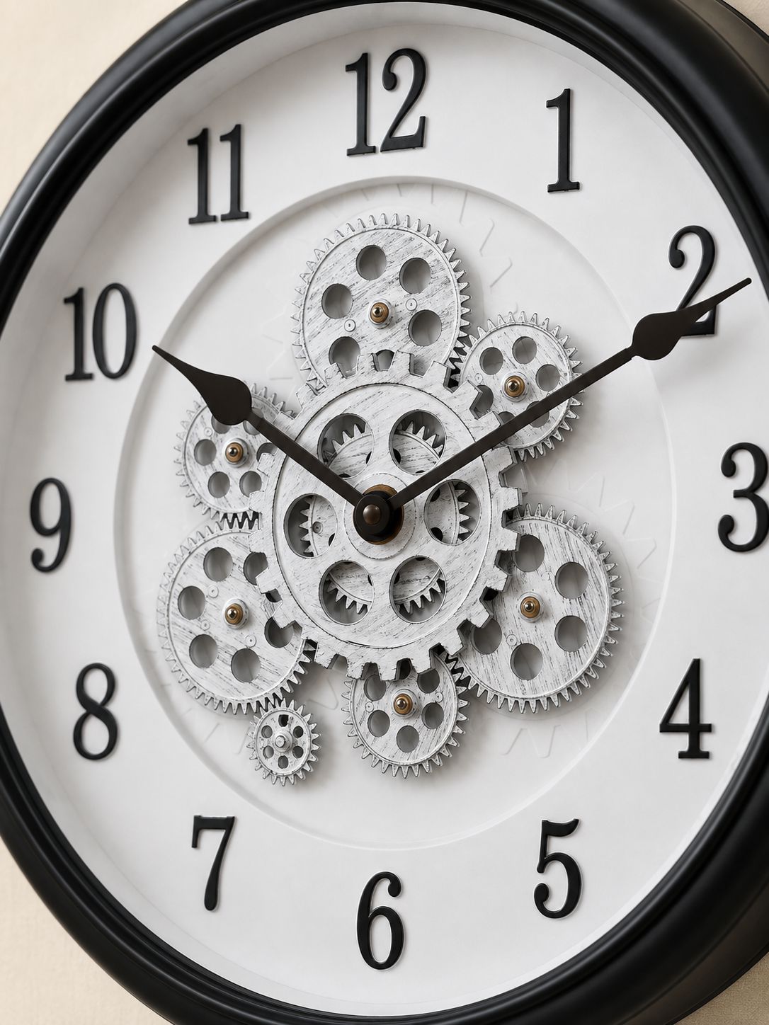 Premium Mechanical Gear Wall Clock – 16 Inch Working Gear Decorative Wall Clock