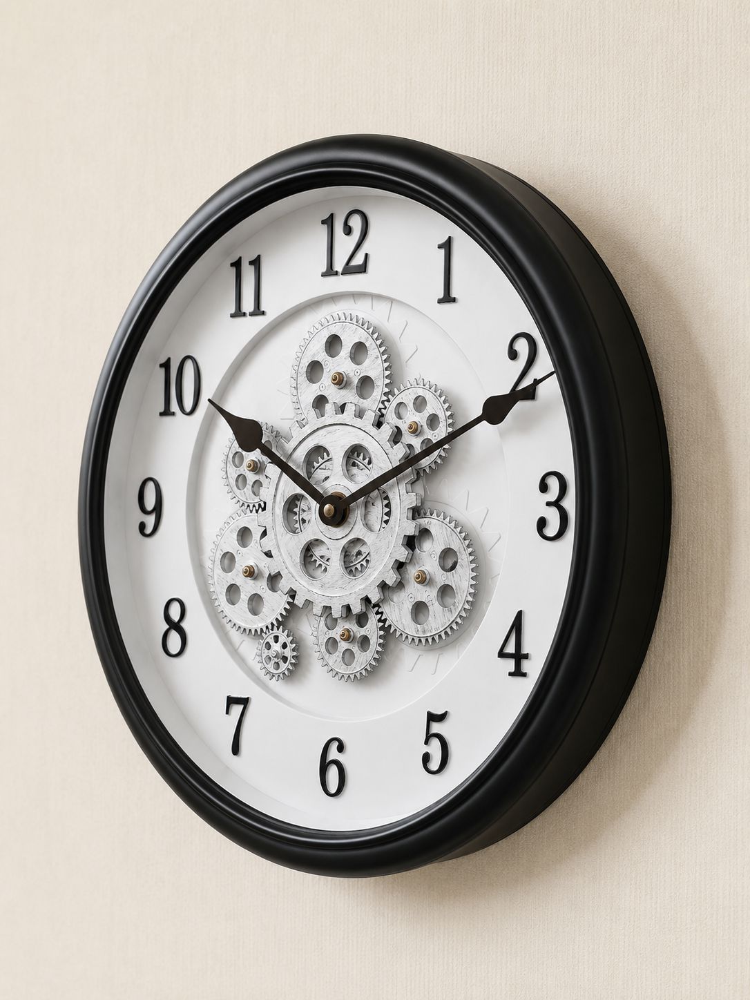 Premium Mechanical Gear Wall Clock – 16 Inch Working Gear Decorative Wall Clock