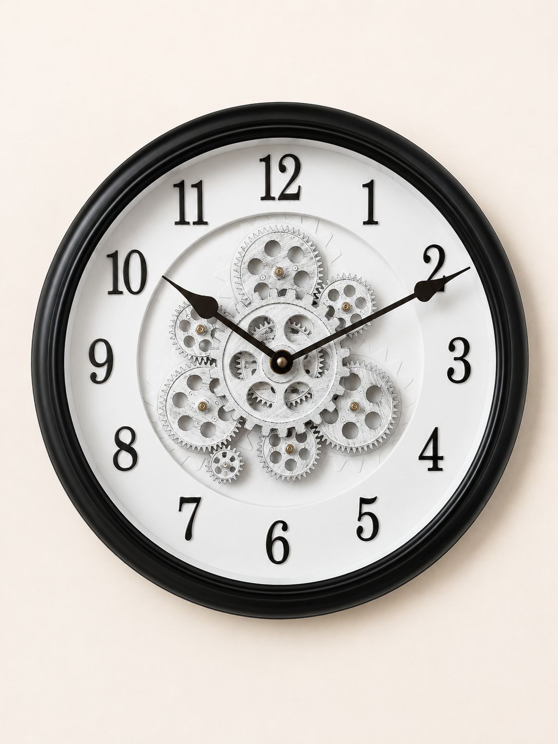 Premium Mechanical Gear Wall Clock – 16 Inch Working Gear Decorative Wall Clock