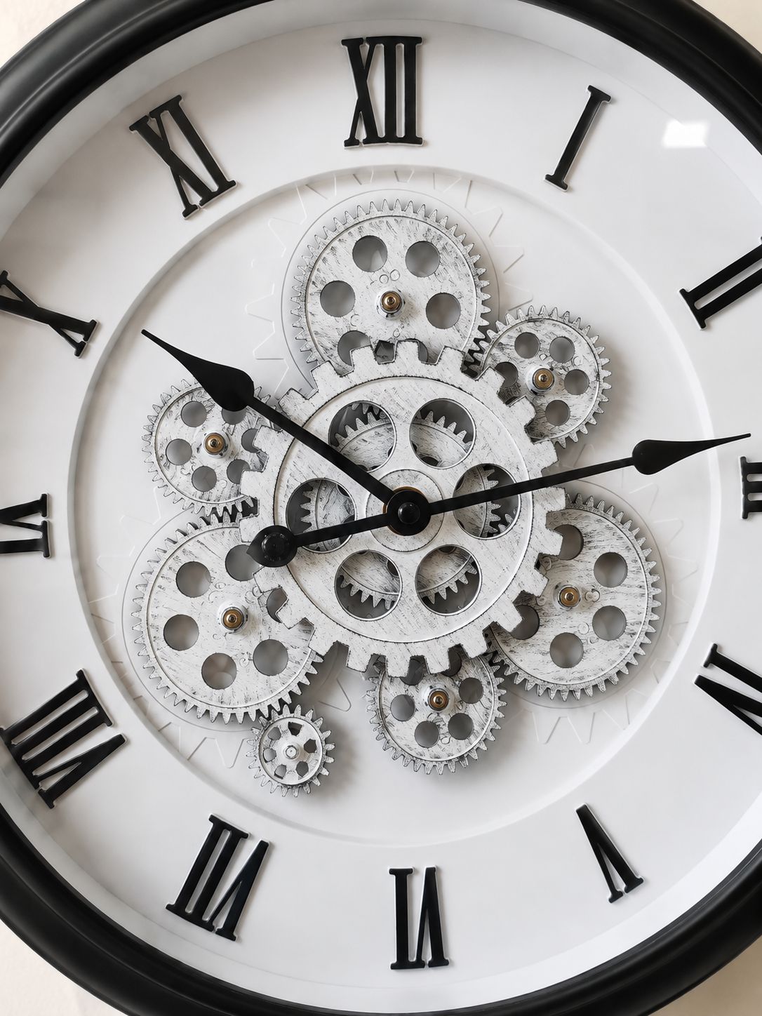 Premium Mechanical Gear Wall Clock – 16 Inch Working Gear Decorative Wall Clock