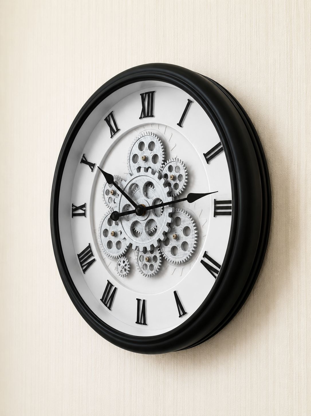Premium Mechanical Gear Wall Clock – 16 Inch Working Gear Decorative Wall Clock