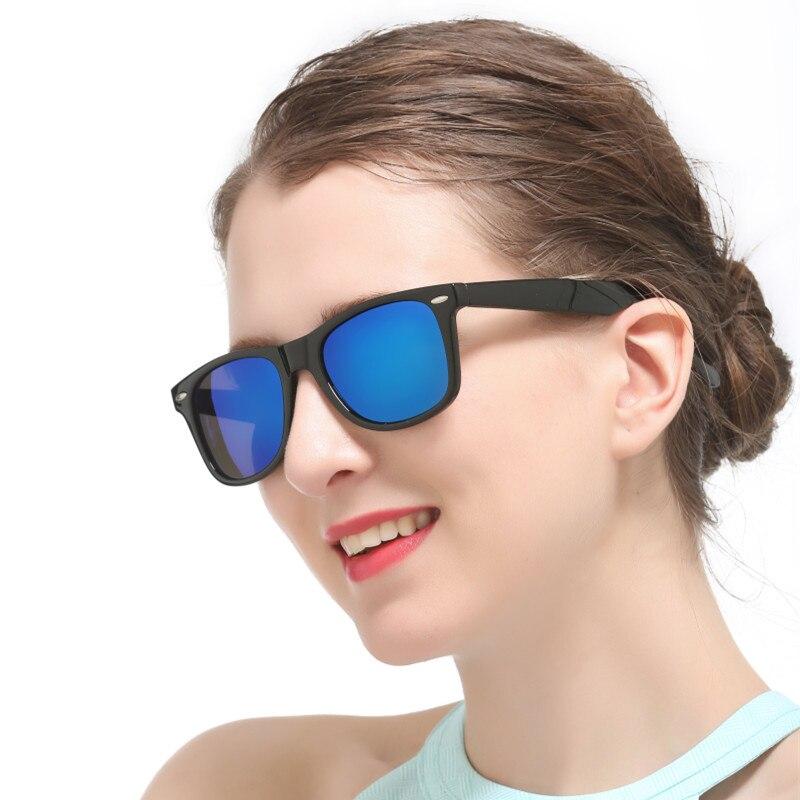 Unisex Black Square Wayfarer Sunglasses-FunkyTradition