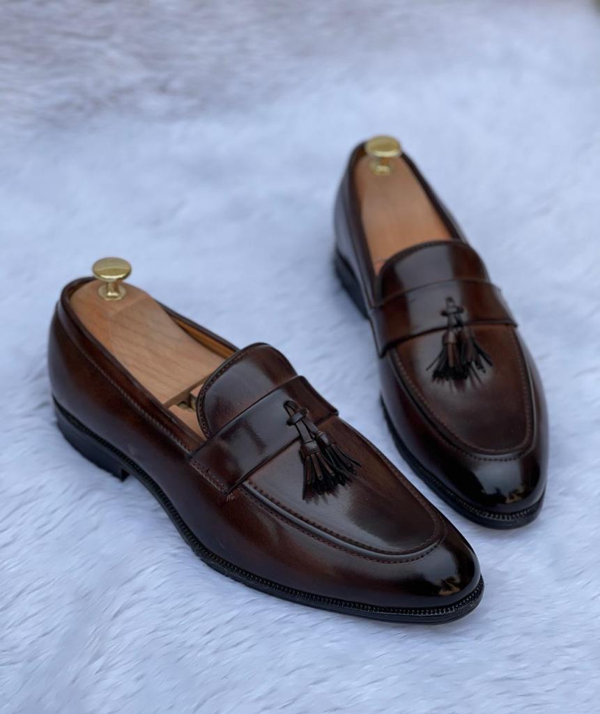 Classic Moccasin Loafer For Office Wear And Casual Wear-FunkyTradition