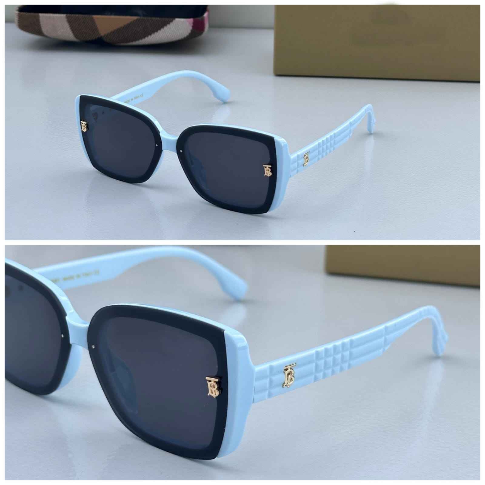 Classic Blue Retro-Style Sunglasses with Sleek Design- FunkyTradition