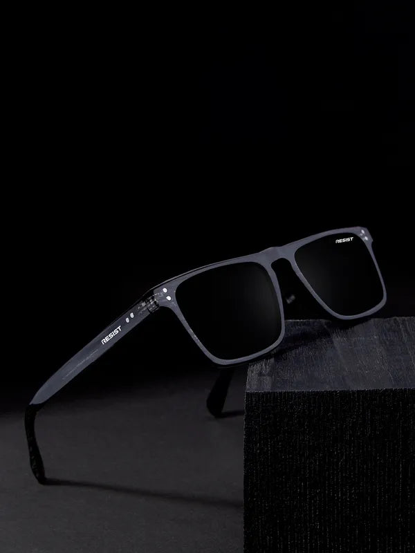 Classy UV Protected Grey Black Wayfarer Sunglasses For Men & Women- FunkyTradition