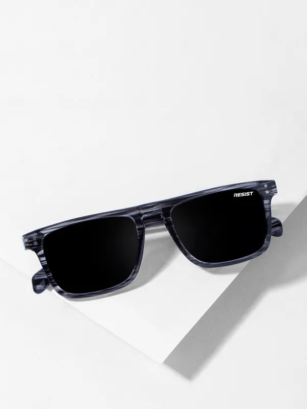 Classy UV Protected Grey Black Wayfarer Sunglasses For Men & Women- FunkyTradition
