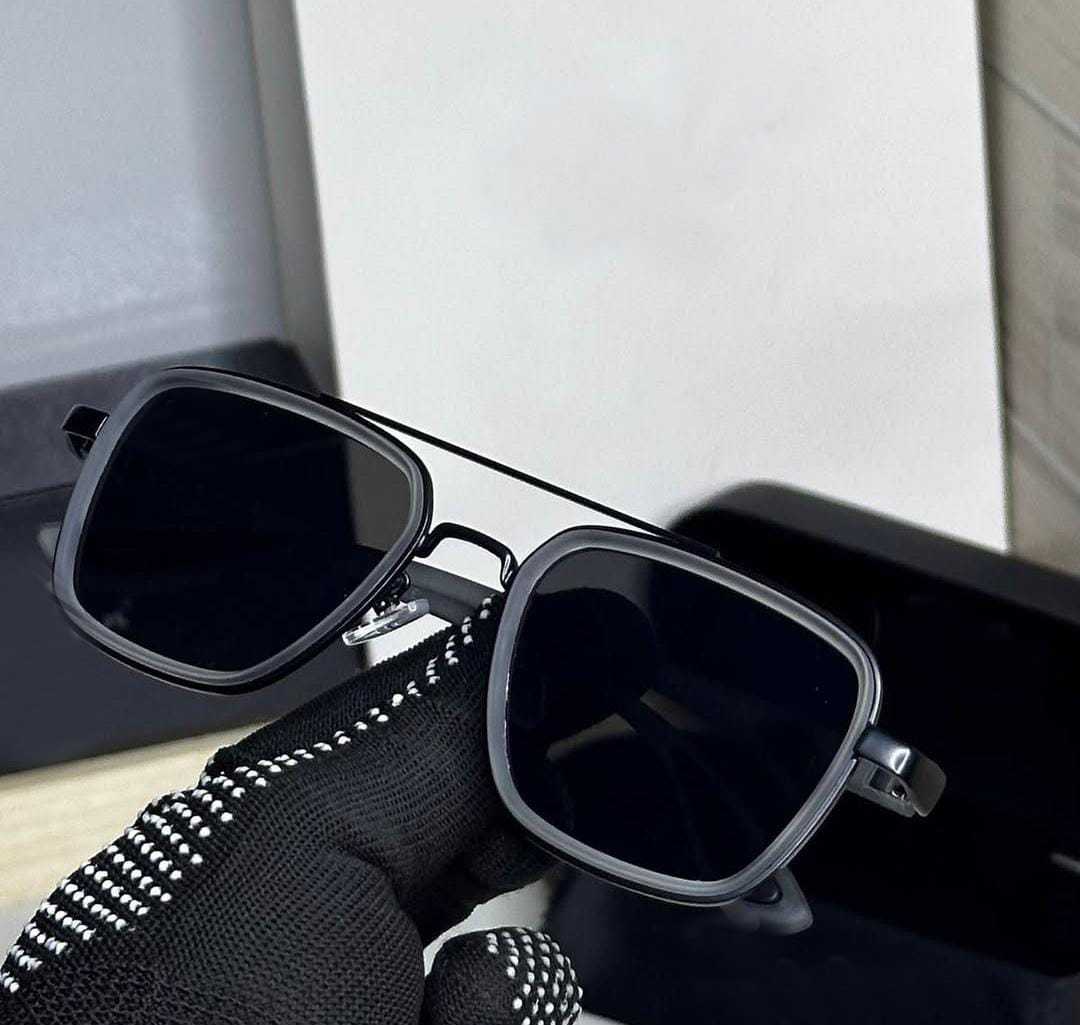 Ranbir Kapoor Style Square Aviator Sunglasses - Double Bridge