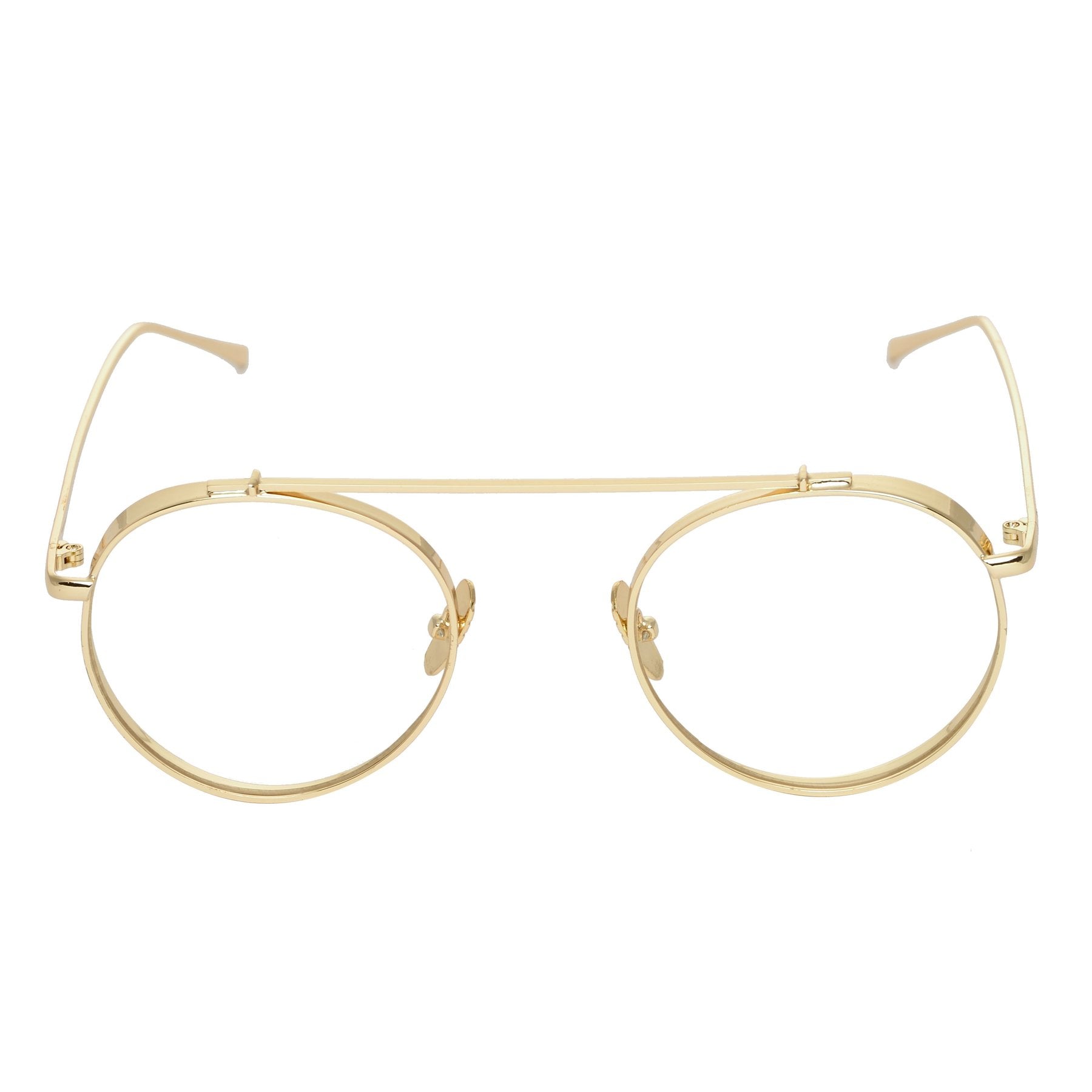 Round Gold Day Night Sunglasses For Men And Women-FunkyTradition