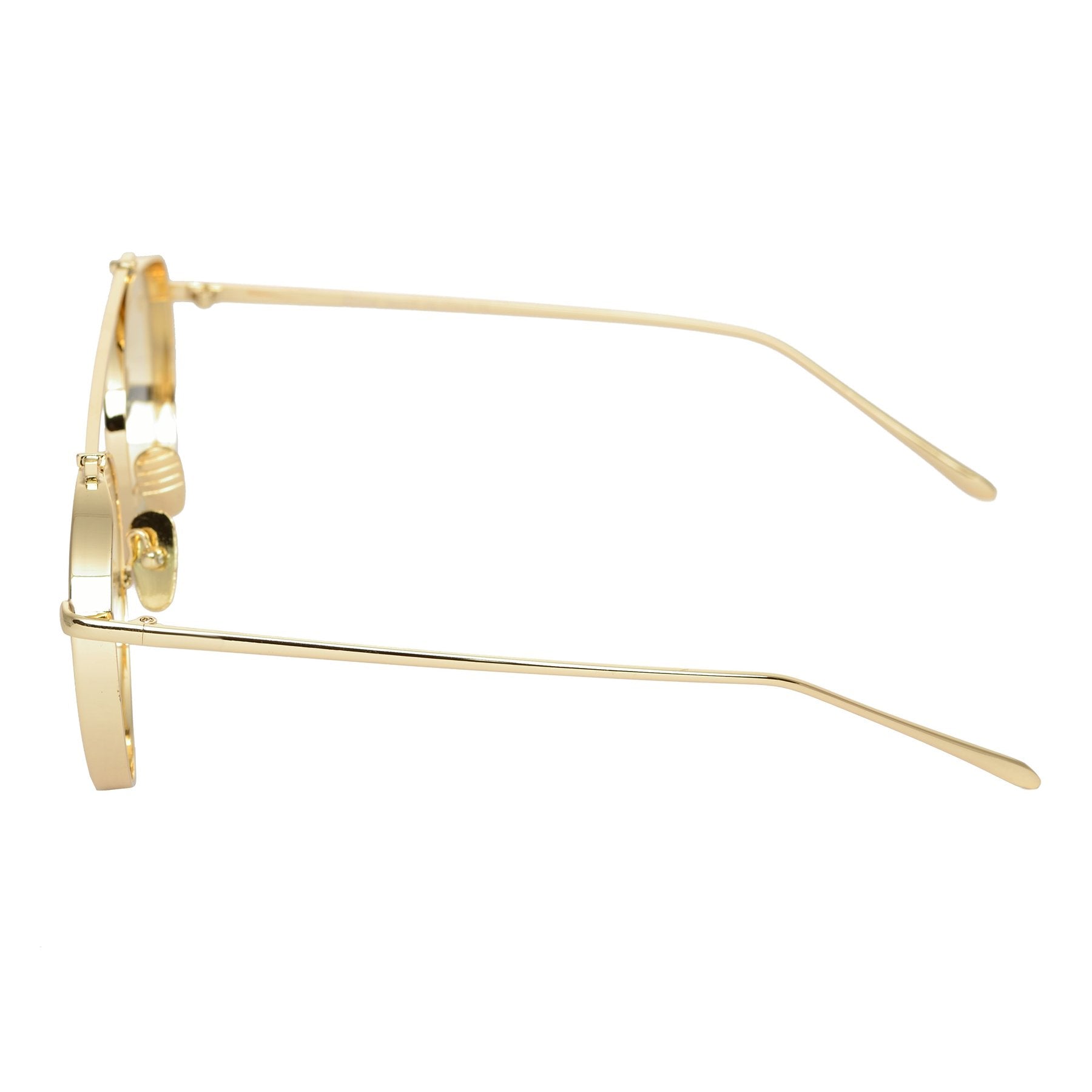 Round Gold Day Night Sunglasses For Men And Women-FunkyTradition