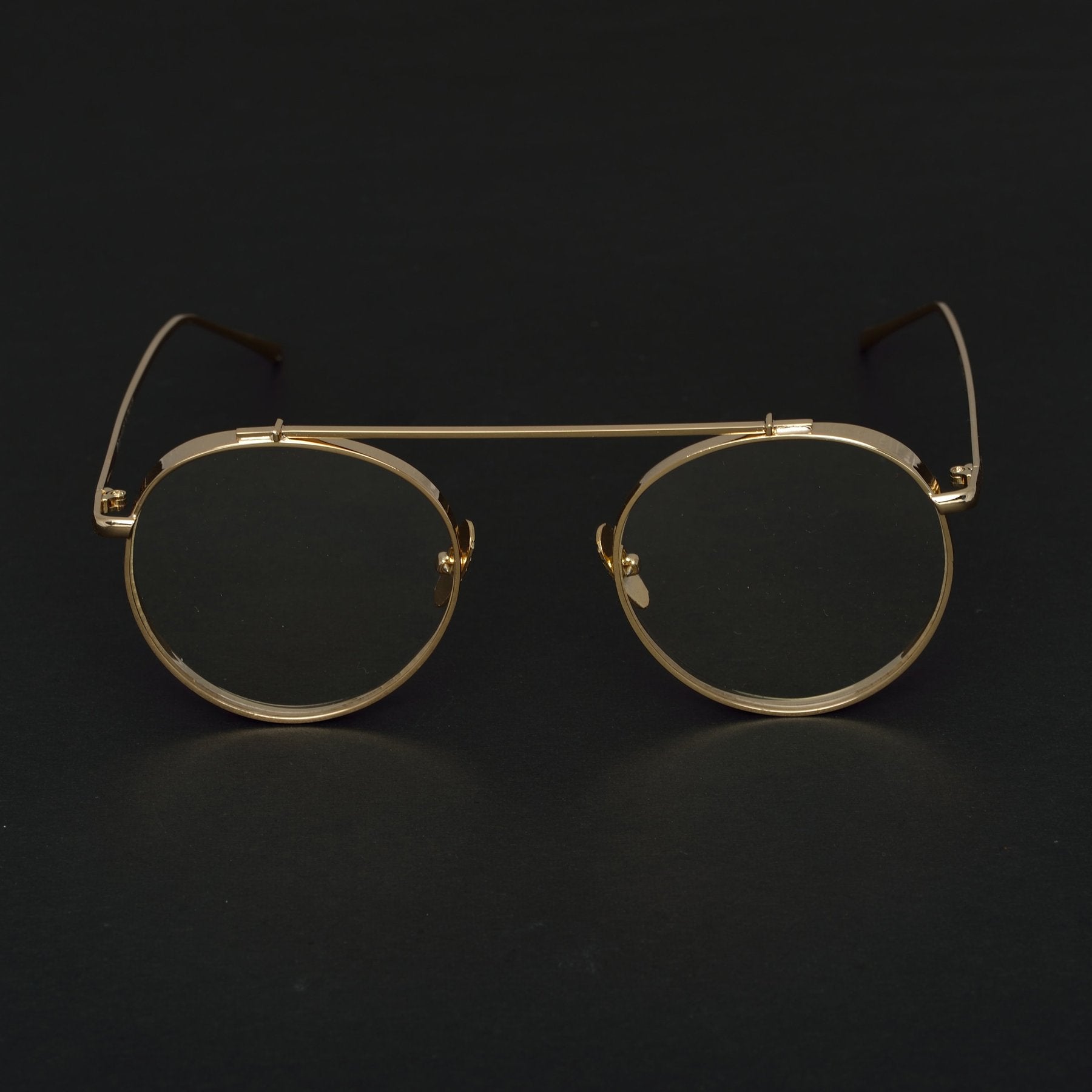 Round Gold Day Night Sunglasses For Men And Women-FunkyTradition