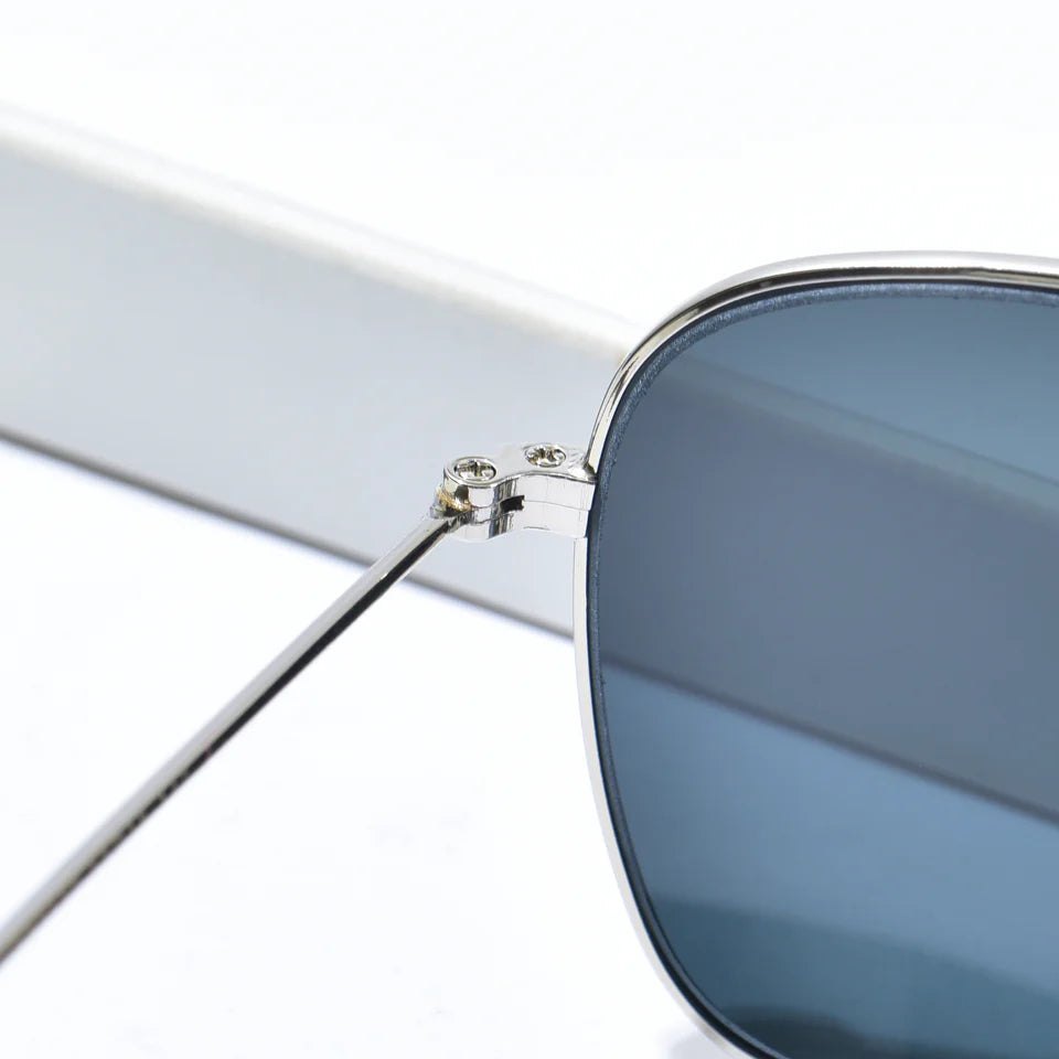 Timeless Medium Metal Frame Sunglasses | UV400 Protection | Black, Brown and Green Color Lens