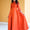 Designer Wear Copper Taffeta Silk Gown With Collar For Party and Office Wear- Adiba Fashion