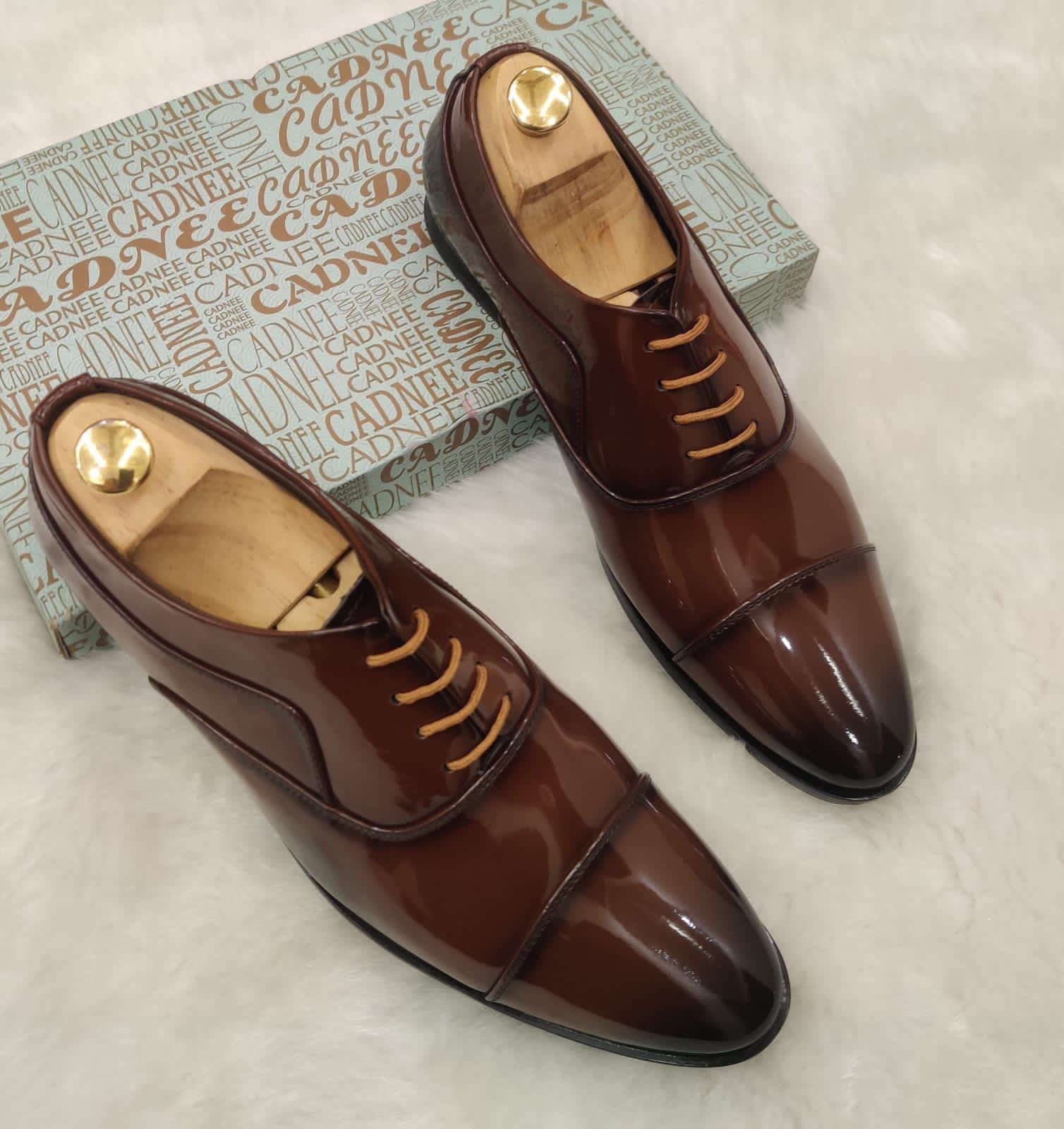 Ethnic Shiny Black and Brown Mens Party Wear Premium Quality Formal Shoes - FunkyTradition