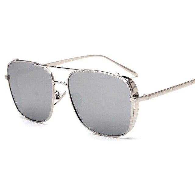 New Metal Alloy Frame Square Sunglasses For Men And Women -FunkyTradition
