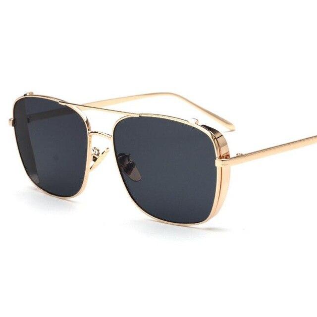 New Metal Alloy Frame Square Sunglasses For Men And Women