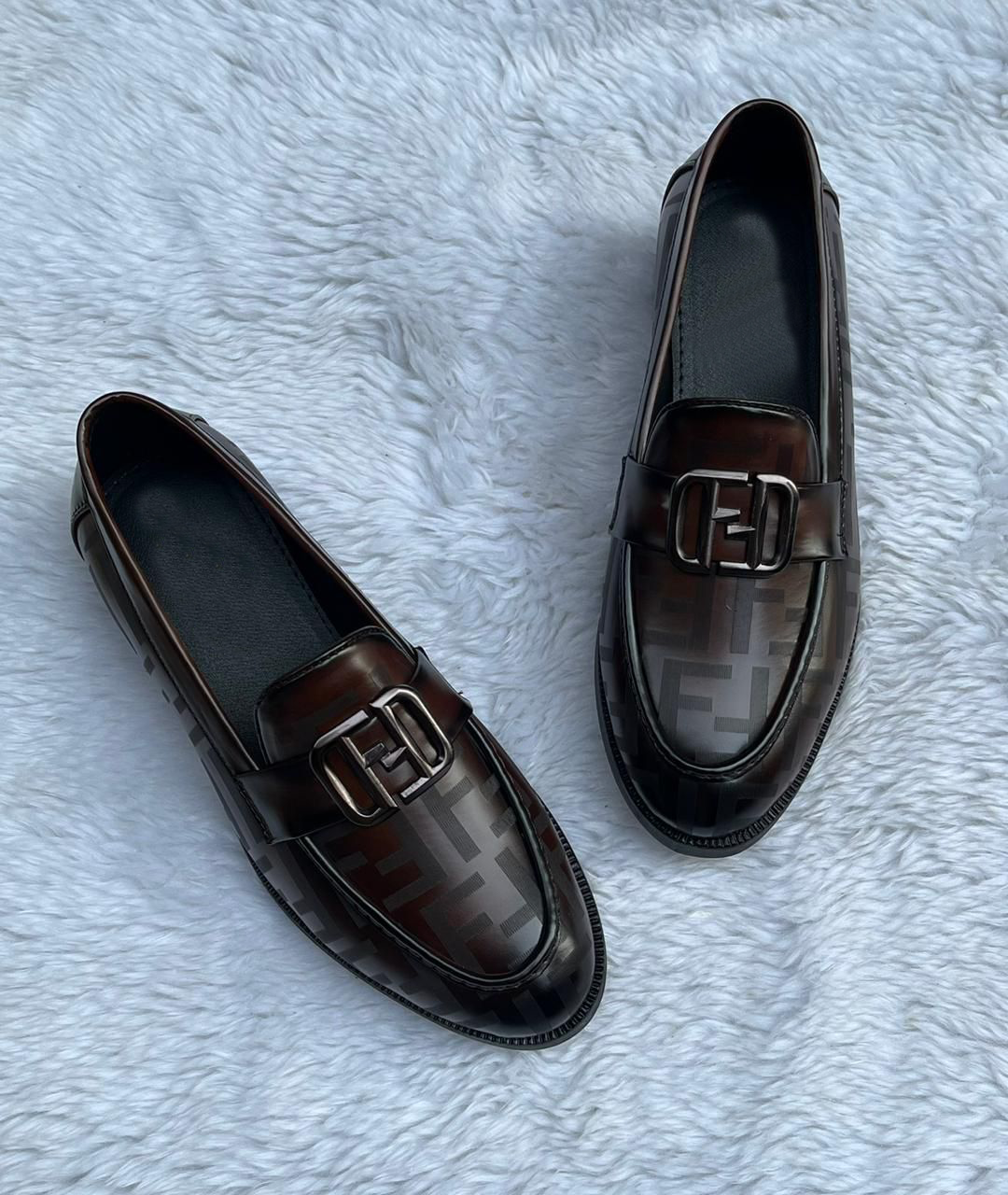 FunkyTradition Men Black Brown Colour Moccasins Outdoor Formal Casual Ethnic Loafer