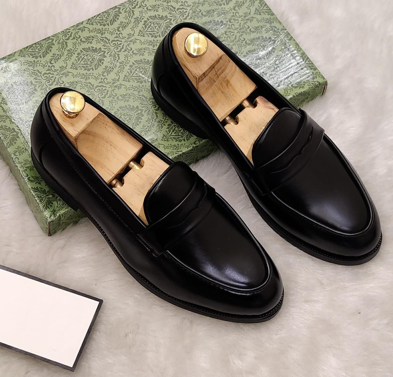 FunkyTradition Men Black Brown Colour Moccasins Outdoor Formal Casual Ethnic Loafer