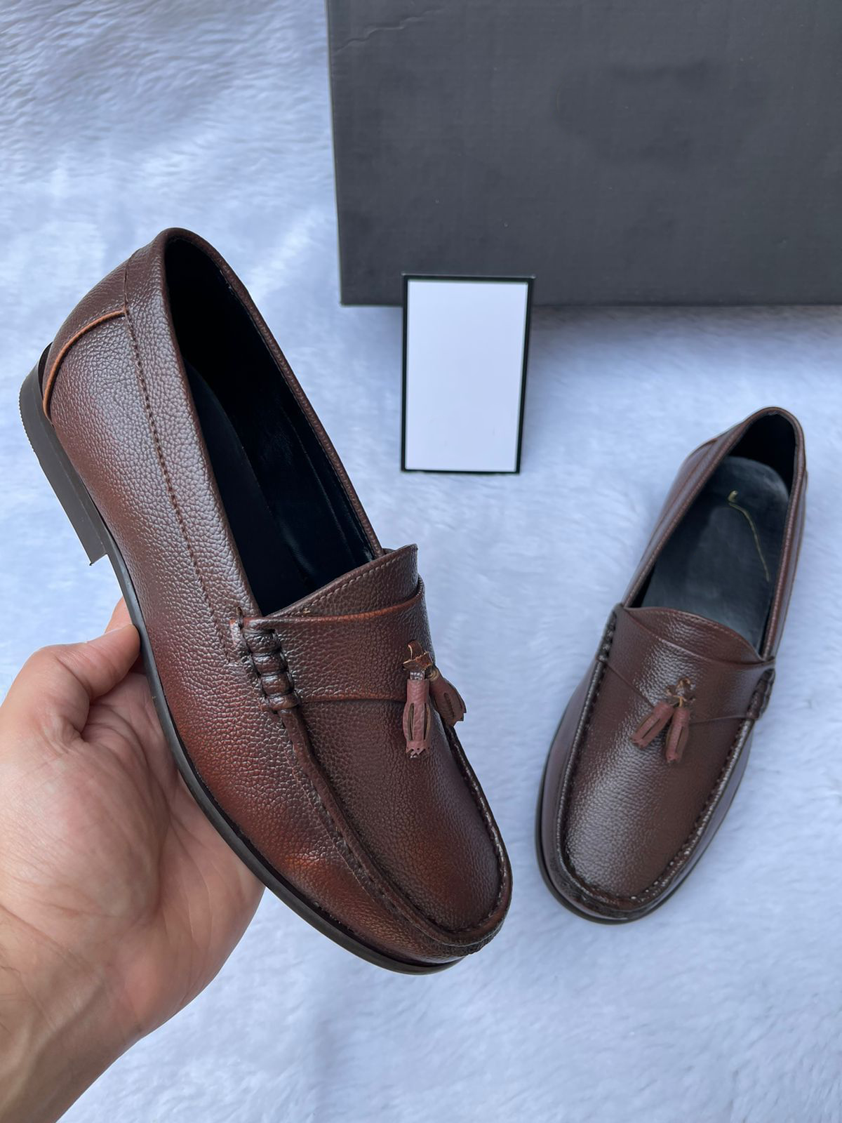 FunkyTradition Men Black Brown Colour Moccasins Outdoor Formal Casual Ethnic Loafer