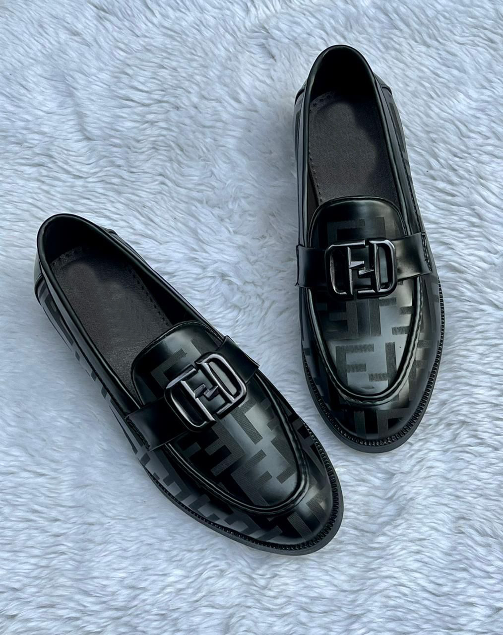 FunkyTradition Men Black Brown Colour Moccasins Outdoor Formal Casual Ethnic Loafer