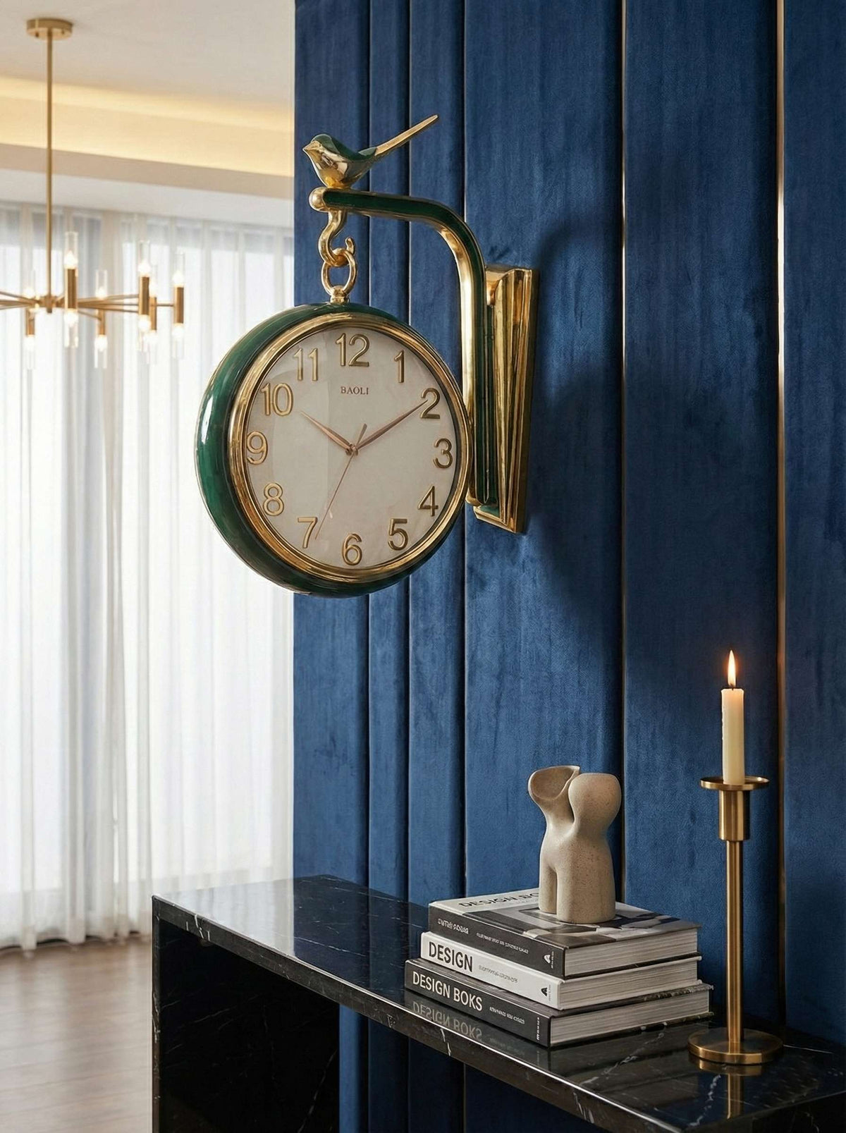 FunkyTradition station wall clock hallway corridor