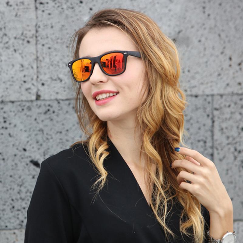 Unisex Black Square Wayfarer Sunglasses-FunkyTradition