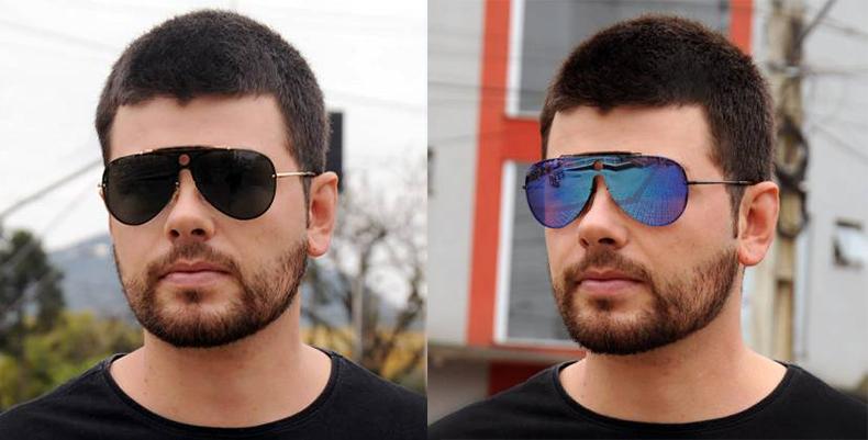 Trendy Mirror Aviator Sunglasses For Men And Women-FunkyTradition