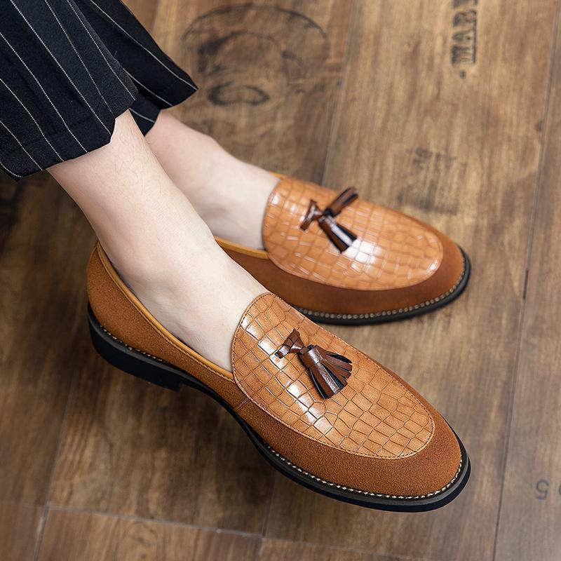 High Quality Croc Moccasin Loafer Shoes For Office, Casual And Party Wear-FunkyTradition