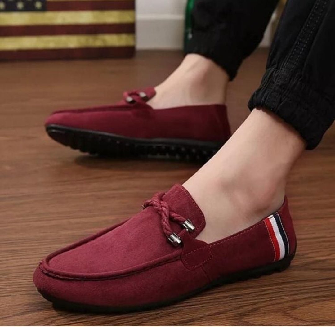 Stylish Men Suede Shoes Fashion Business And Partywear Loafer -FunkyTradition