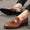 Stylish New Arrival Men Suede Shoes Fashion Pointed Business Leisure Leather Slip On Loafer Black-FunkyTradition