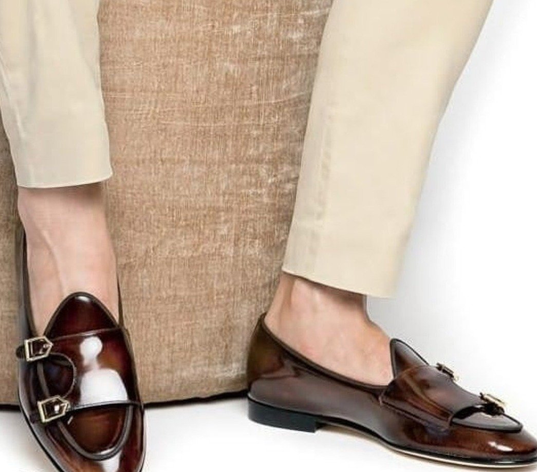 Suede Shoes For Men Fashion Business And Partywear Loafer -FunkyTradition