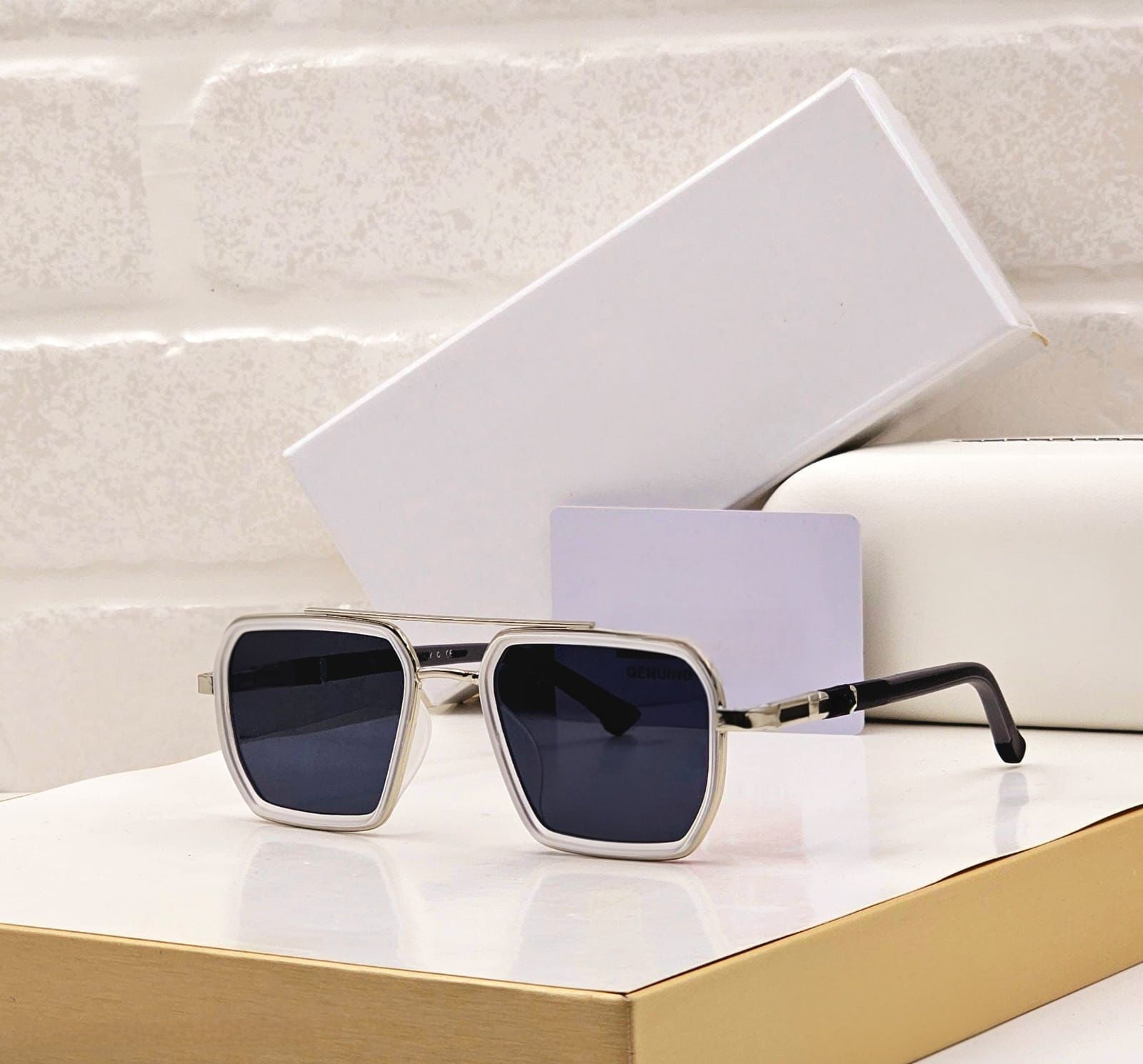 Trendsetter Square Sunglasses for Men & Women | Black, Blue, Tortoise UV Protected Shades