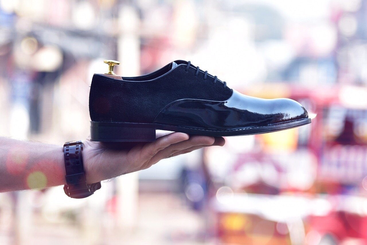 Patent And Suede For Men-FunkyTradition