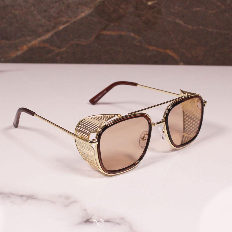 Metal Frame Side Cap Sunglasses For Men And Women-FunkyTradition