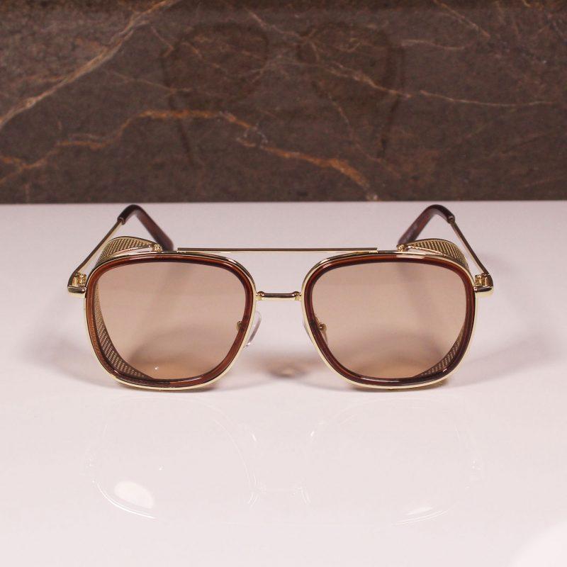 Metal Frame Side Cap Sunglasses For Men And Women-FunkyTradition