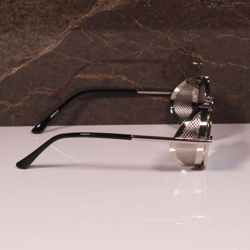 Stylish Metal Cap Round Sunglasses For Men And Women-FunkyTradition