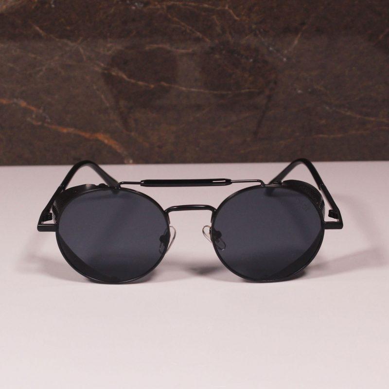 Stylish Metal Cap Round Sunglasses For Men And Women-FunkyTradition