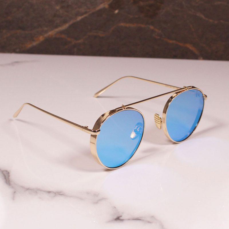Round Metal Frame Sunglasses For Men And Women-FunkyTradition
